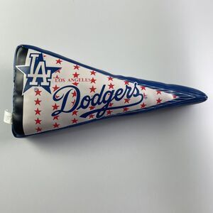 Vintage Los Angeles Dodgers Pennant White Blue Red Plush LA MLB Baseball